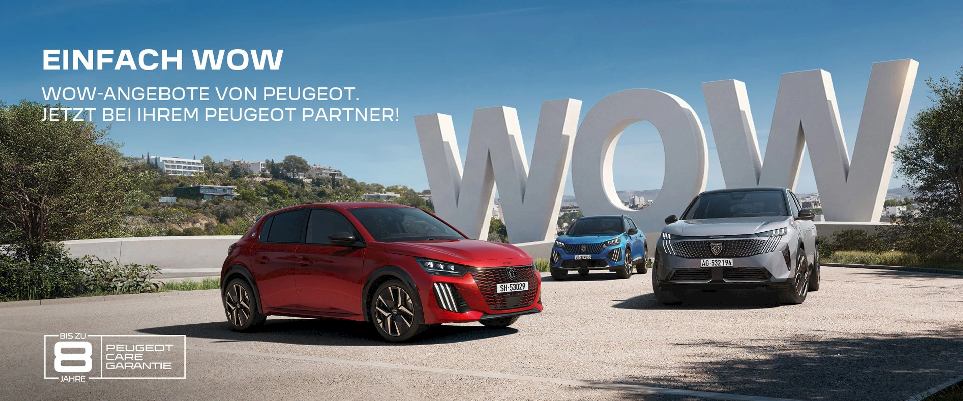 WOW-ANGEBOTE VON PEUGEOT JETZT BEI UNS ERHÄLTLICH!